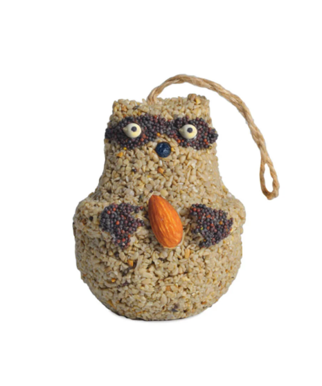 Raccoon Birdseed Ornament